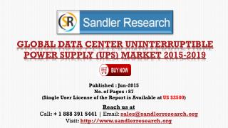 Global Data Center Uninterruptible Power Supply (UPS) Market