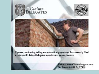 The Insurance Claim and Making Insurance Work