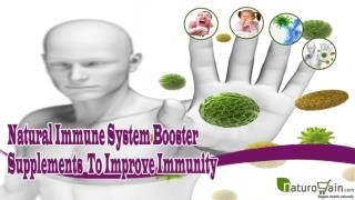 Natural Immune System Booster Supplements To Improve Immunit