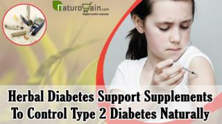 Herbal Diabetes Support Supplements To Control Type 2 Diabet