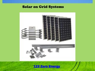 Solar on Grid Systems