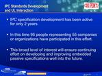 IPC Standards Development and UL Interaction