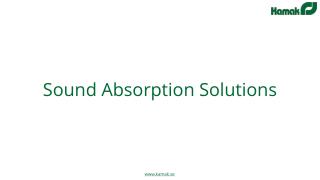 Get Optimal Acoustic Results with Sound Absorbent Panel