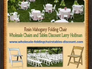 Resin Mahogany Folding Chair - Wholesale Chairs and Tables D