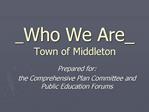 _Who We Are_ Town of Middleton