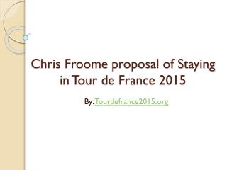 Tour de France 2015 stages and routes