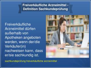 Ihk prüfung | Sachkundeprüfung Freiverkäufliche Arzneimittel