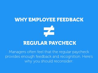 Why a Regular Paycheck Is Not Sufficient Feedback