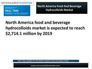 North America food and beverage hydrocolloids market