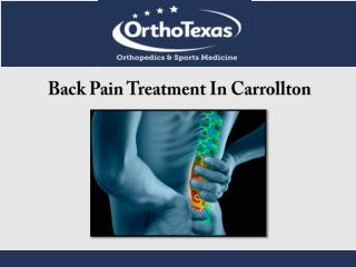 Back Pain Treatment In Carrollton