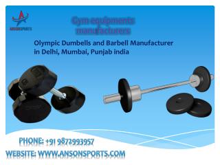 Olympic Dumbells and Barbell Manufacturer in Delhi, Mumbai,