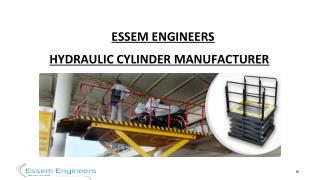 Essem Engineers - Manufacturer of Hydraulic Cylinder