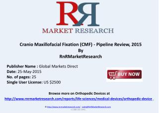 Cranio Maxillofacial Fixation - Pipeline Review, 2015