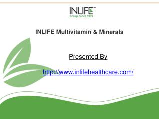 Multivitamin tablets | Inlifehealthcare