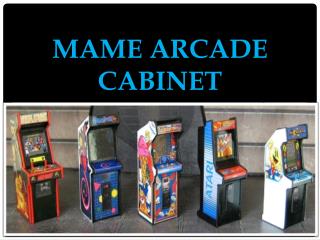 Mame Arcade Cabinet