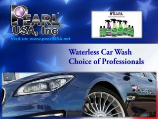 Waterless Car Wash Choice of Professionals