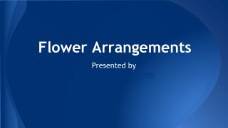 Online Flower Arrangements | Countryoven