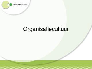 Organisatiecultuur
