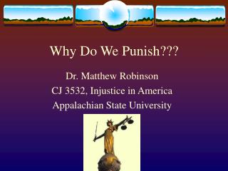 Why Do We Punish???