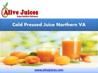 Cold Pressed Juice Northern VA