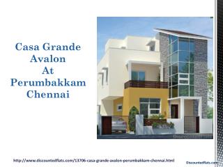 Casa Grande Avalon Flats for Sale Perumbakkam Chennai