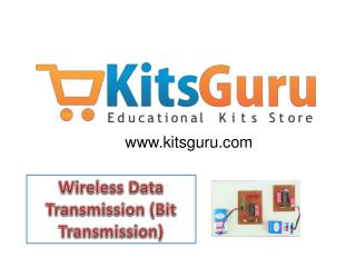 Wireless Data Transmission (Bit Transmission) Projects