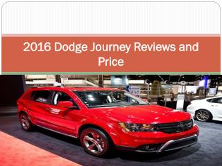 2016 Dodge Journey Reviews and Price