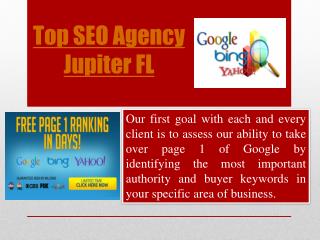 Best SEO Company Jupiter FL