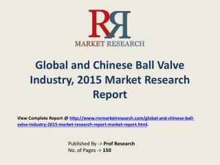 Ball Valve Market Global & Chinese (Value, Cost or Profit)