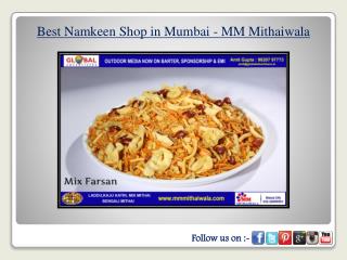 Best Namkeen Shop in Mumbai - MM Mithaiwala