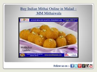 Buy Indian Mithai Online in Malad - MM Mthaiwala
