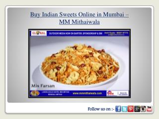 Buy Indian Sweets Online in Mumbai - MM Mithaiwala