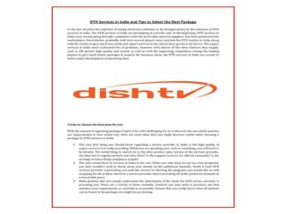 Buy Dish Tv Hd Plans & Packages Online