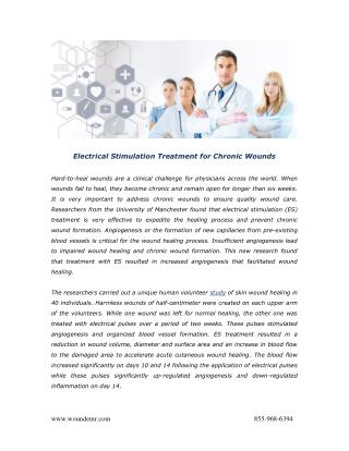 Electrical Stimulation Treatment for Chronic Wounds