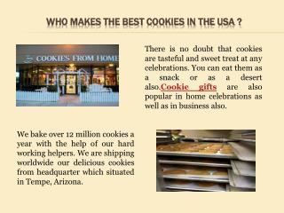 Who makes the best cookies in the USA?