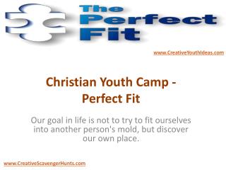 Christian Youth Camp - Perfect Fit