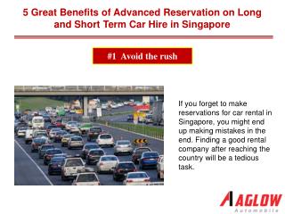 5 Great benefits of advanced reservation on long and short t