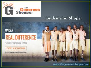 Shop for Donation with Thegenerousshopper.com