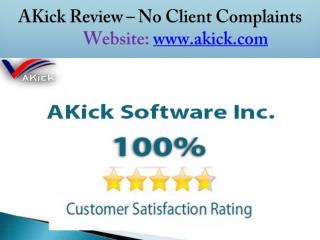 AKick Software Review - Call 1800-813-3481