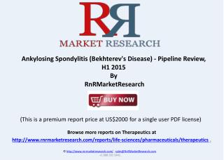 Ankylosing Spondylitis Therapeutic Development, H1 2015