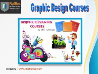 Graphic Design Diploma and Degree from RMI Chennai