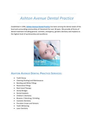 Ashton Avenue Dental Practice