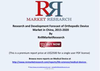Global Orthopedic Device Market and Research Report to 2020