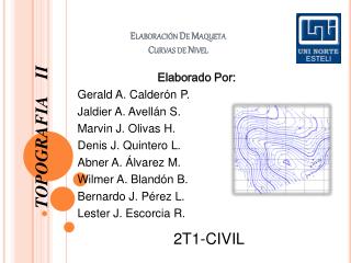 Elaboración De Maqueta Curvas de Nivel