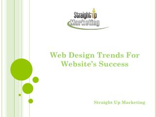 Web Design Trends For Website’s Success