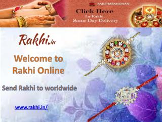 Send rakhi to worldwide - Rakhi Online