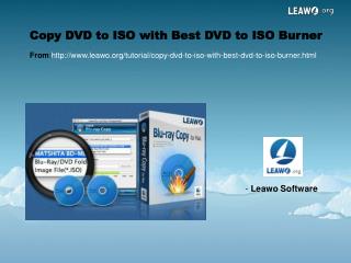 Copy DVD to ISO with Best DVD to ISO Burner