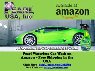 Pearl Waterless Car Wash on Amazon