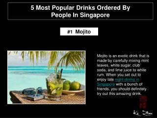 5 most popular drinks ordered by people in Singapore