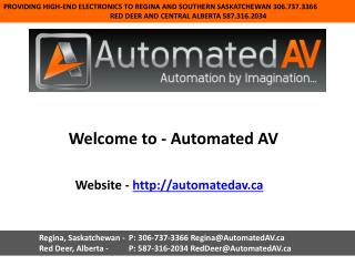 Custom audio video automated av